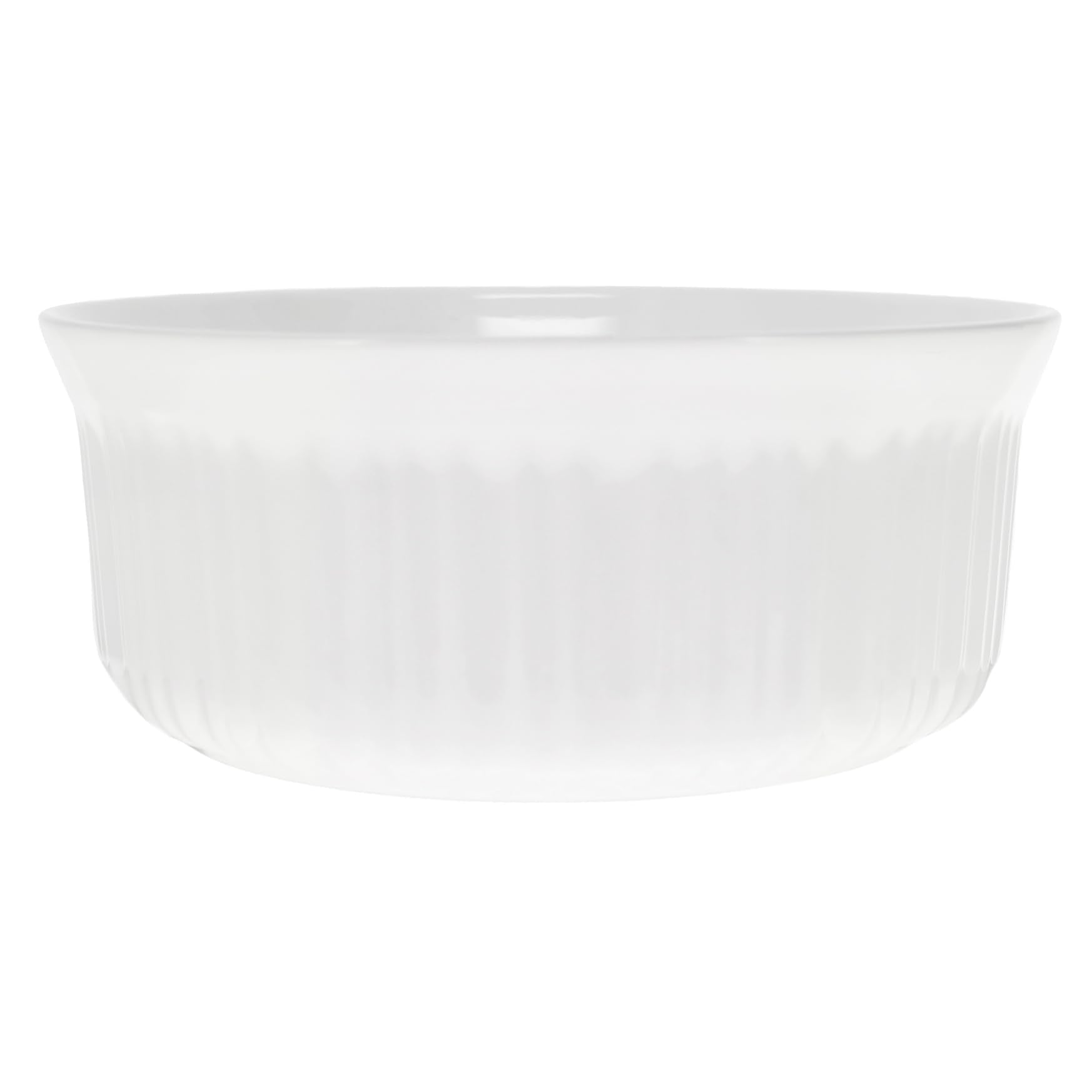 CorningWare FS1, fuente de horno blanca, ideal para hornear, almacenar y servir fácilmente