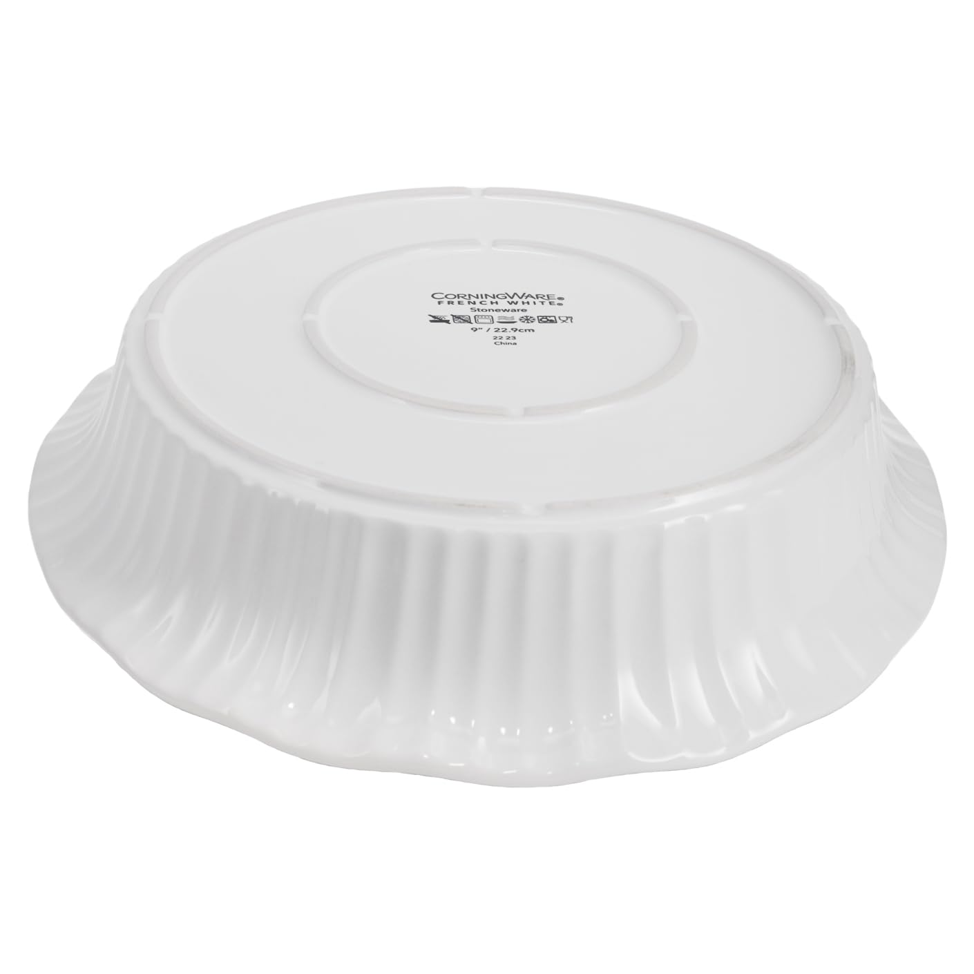 CorningWare FW111 plato cerámico blanco-frances para hornear y conservar frescura
