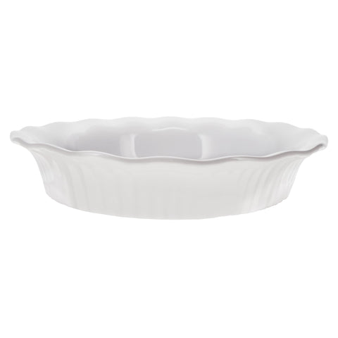 CorningWare FW111 plato de refrigerar-congelar cerámico blanco-frances, fácil de limpiar