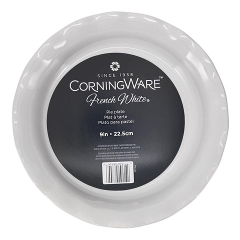 CorningWare FW111 plato para quiches 9 pulgadas blanco-frances, práctico y estable