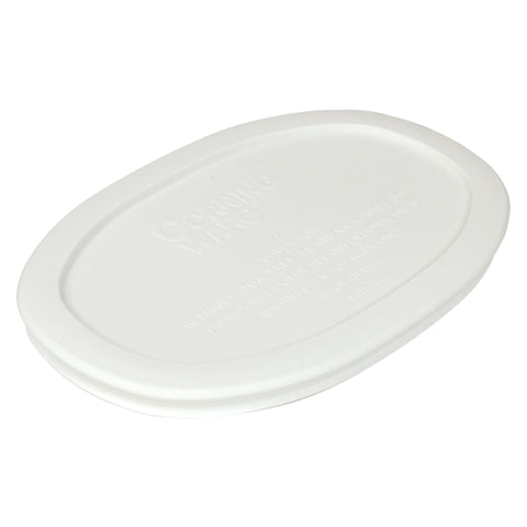 CorningWare tapa plástica F-15-PC facilita refrigeración y reutilización diaria.