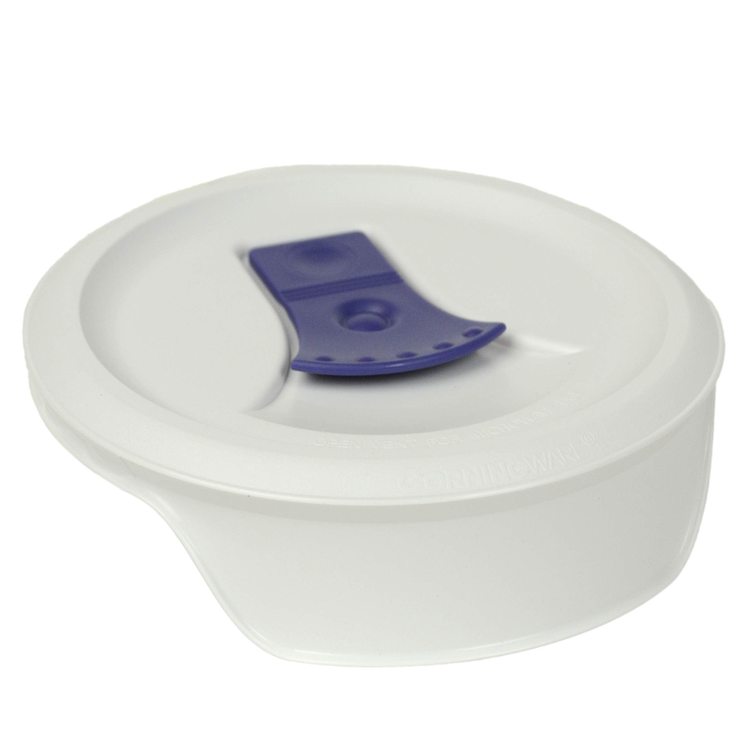 corningware tapa ventila 20oz para sopa, facilita calentamiento uniforme en el microondas