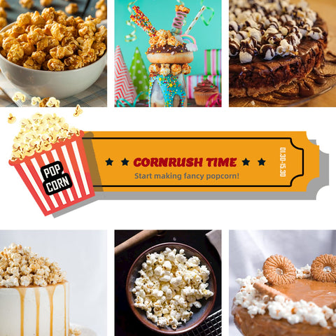CORNRUSH Incluye accesorios espátulas medidoras bolsas y bandeja para servir