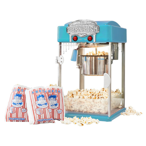 CORNRUSH Maquina de palomitas con ventana de plexiglás para ver la cocción en casa