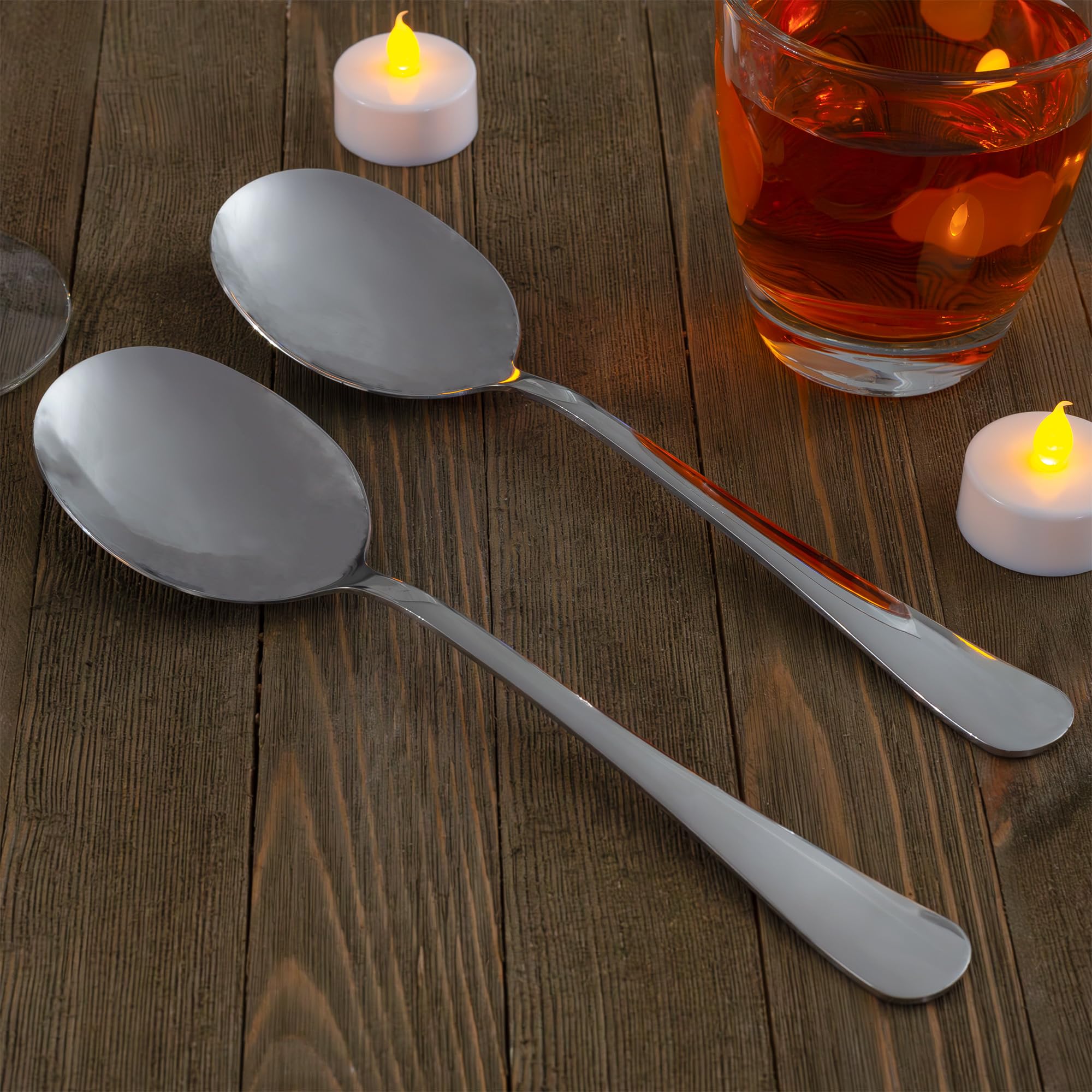 Cornucopia Brands: cucharas con acabado pulido a mano para mesa refinada.