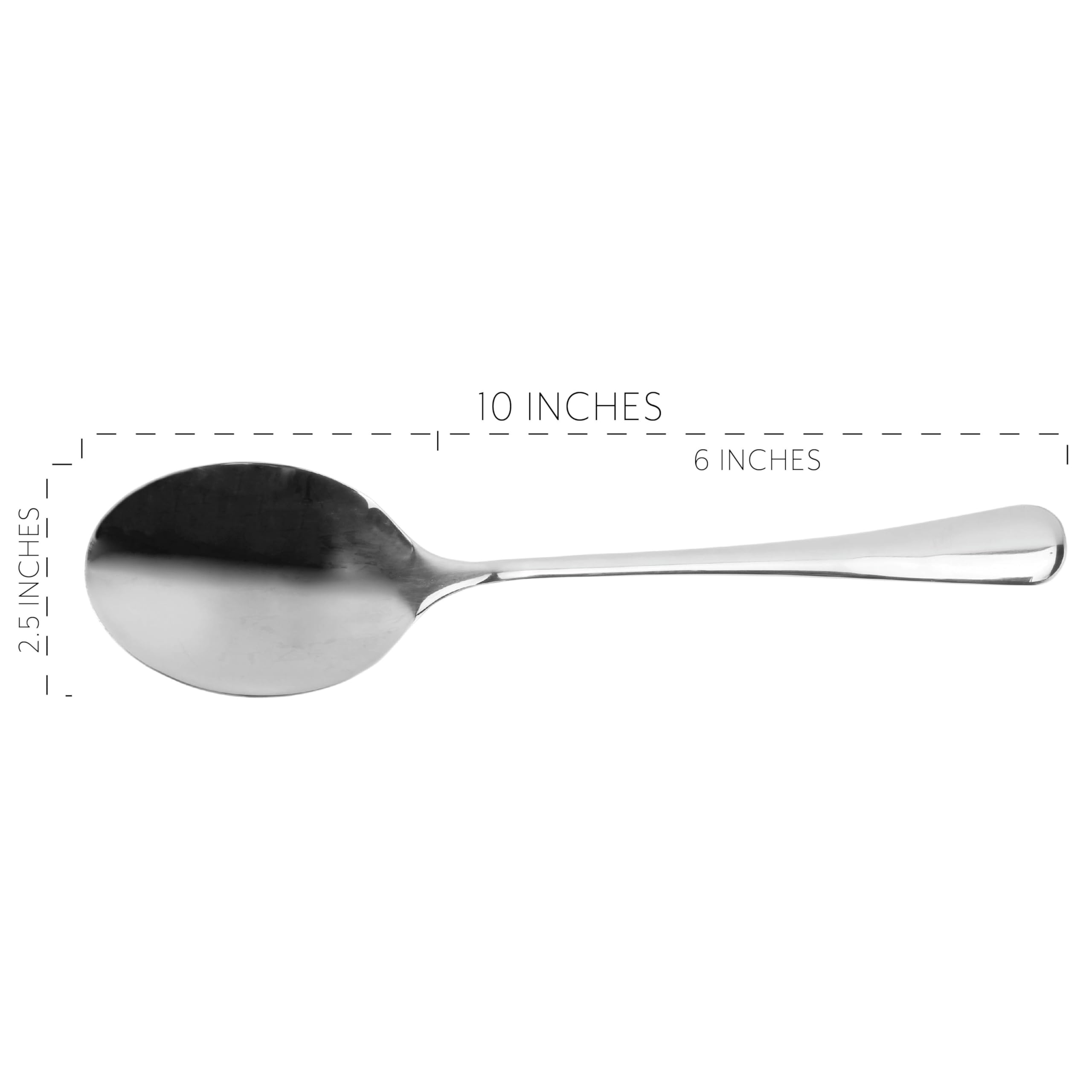 Apto para lavavajillas, Cucharas Cornucopia Brands mantienen brillo.