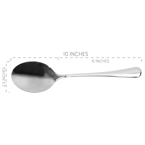 Apto para lavavajillas, Cucharas Cornucopia Brands mantienen brillo.