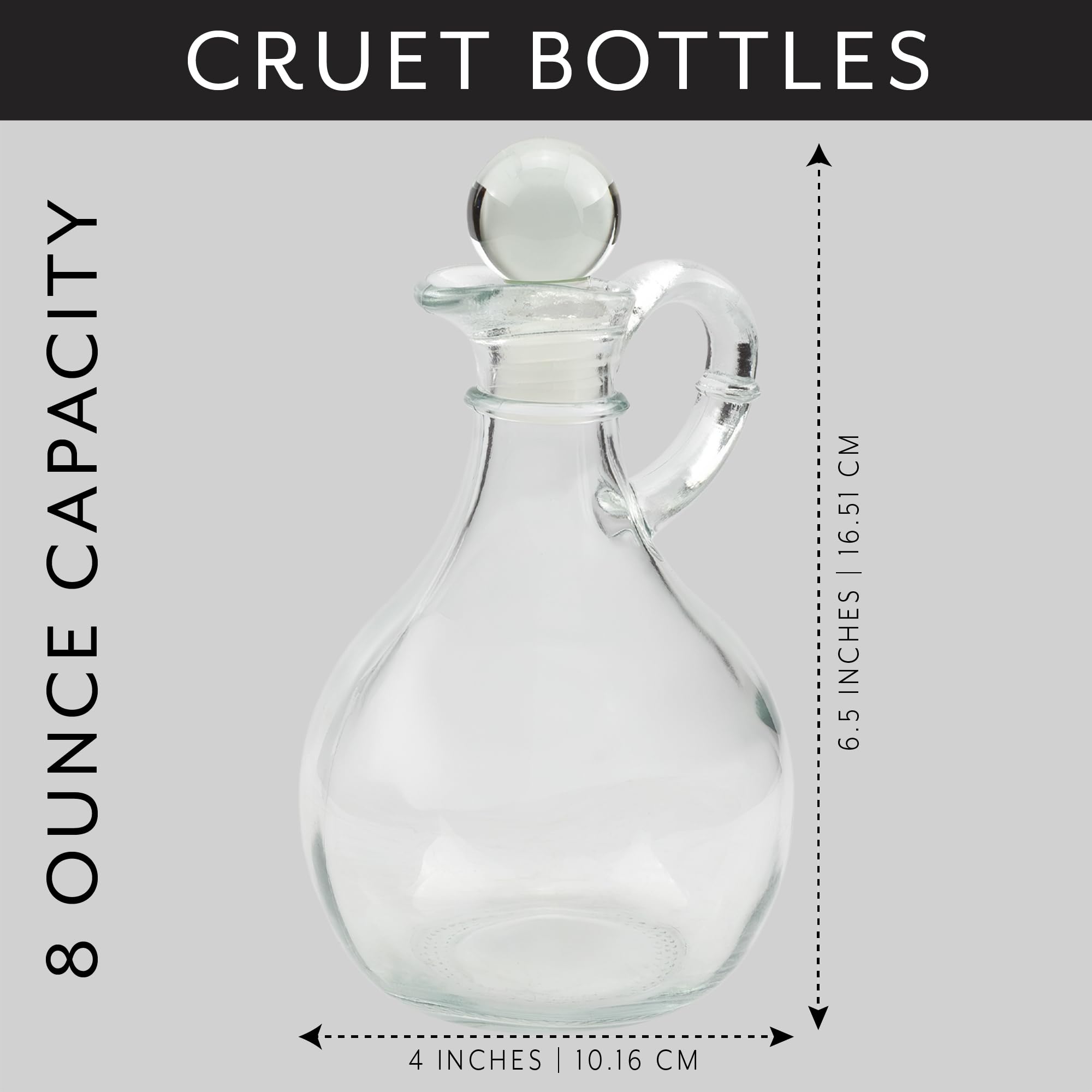 Conjunto de dos botellitas Cornucopia Brands para cocina y mesa