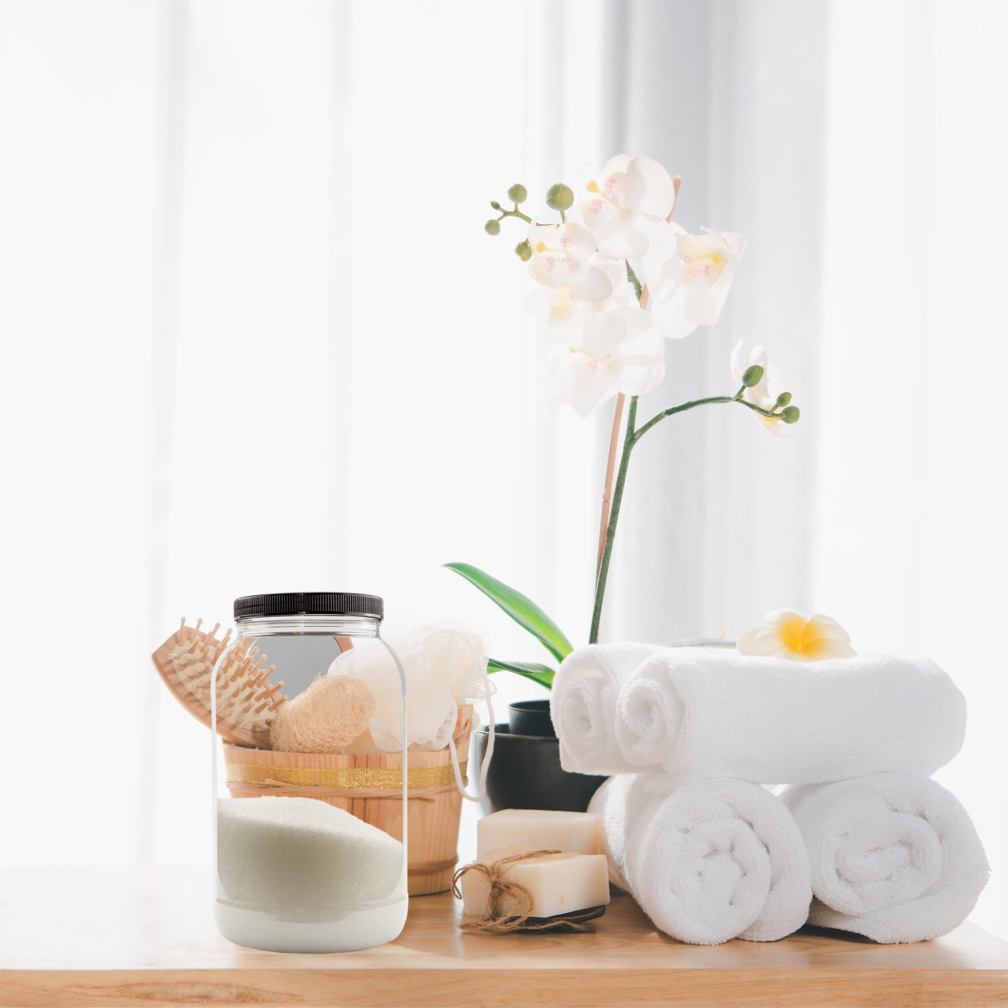 Tarro de Cornucopia Brands para colecciones o juguetes en casa.