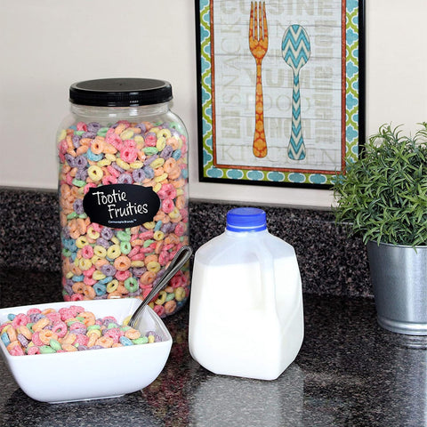 Tarro práctico de Cornucopia Brands para manualidades y almacenamiento de colecciones.