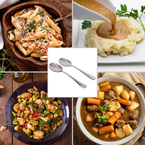 Cornucopia Brands, cucharas de servicio de 10 pulgadas para servicio cómodo.