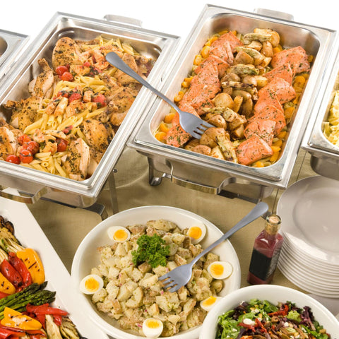 Cornucopia Brands ideal para fiestas y banquetes, tenedores de servicio con estilo.