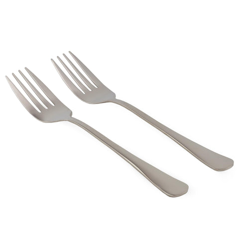 Cornucopia Brands tenedor de servicio en paquete de dos, 9 pulgadas, ideal para servir.