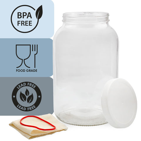 Uso alternativo Jun kefir yogur con este frasco Cornucopia