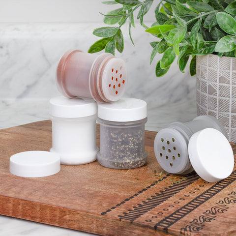 Cornucopia Brands botes blancos de 2 cucharadas para cocina y viaje