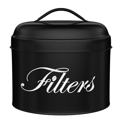 CORTNK porta-filtros redondo para almacenamiento práctico.