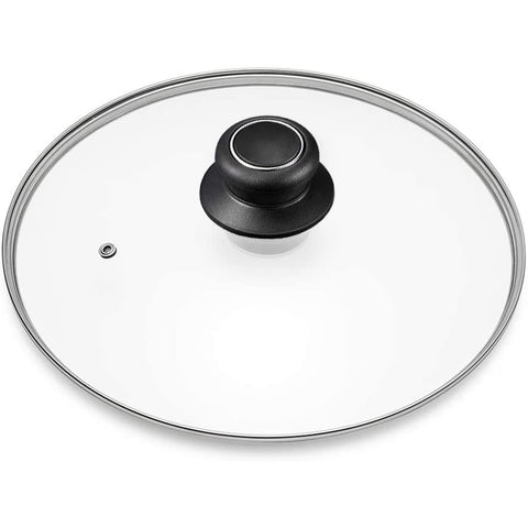 Tapa Corytao de cristal 8 pulgadas con mango: visibilidad clara para monitorear la cocción