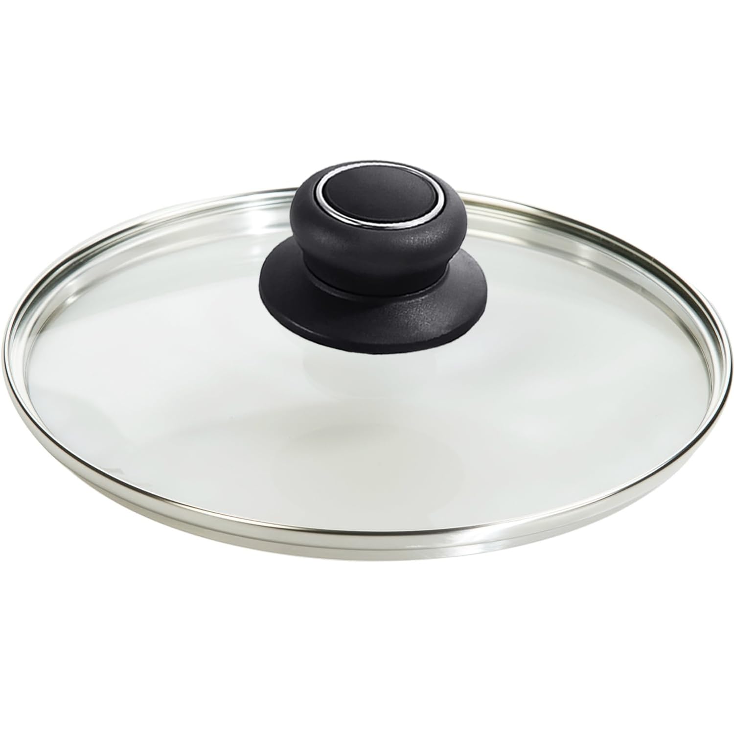 Tapa Corytao de vidrio templado para sartén de 7 pulgadas, visión clara para monitorear cocción.
