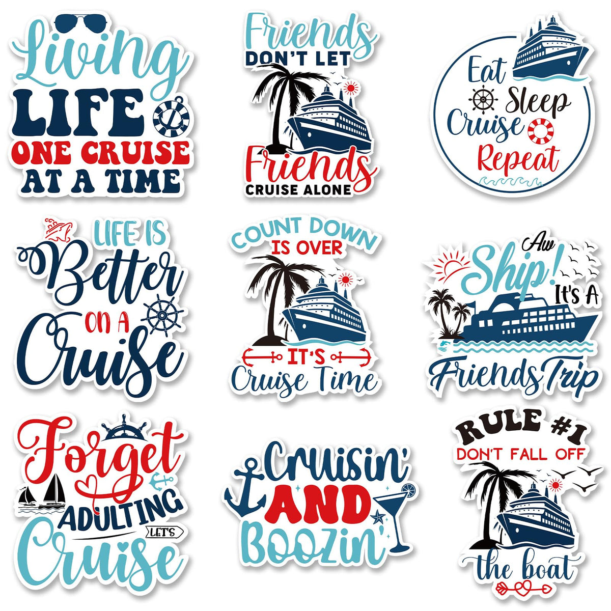 Cosmisun imán de puerta para crucero con diseño de amigos para identificar la cabina.