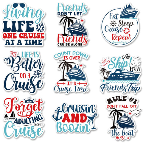 Cosmisun imán de puerta para crucero con diseño de amigos para identificar la cabina.