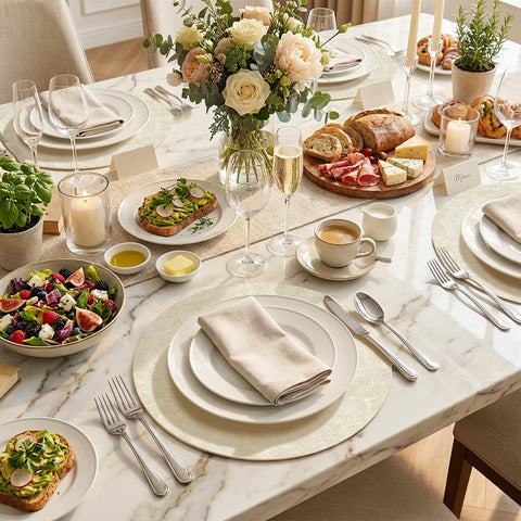 COSMOCASA mantel protege la superficie de la mesa durante comidas y eventos.