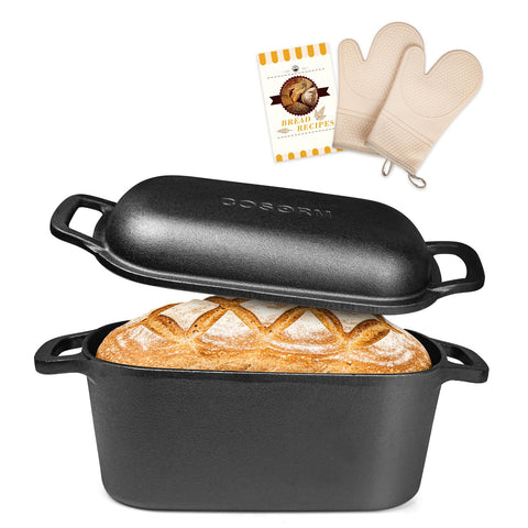 Cosorm olla 7qt con tapa para pan crujiente
