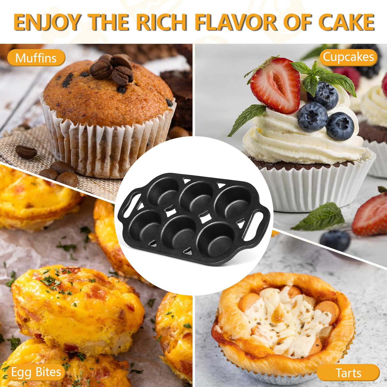 COSORM versátil para muffins, huevos, mini pizzas y más