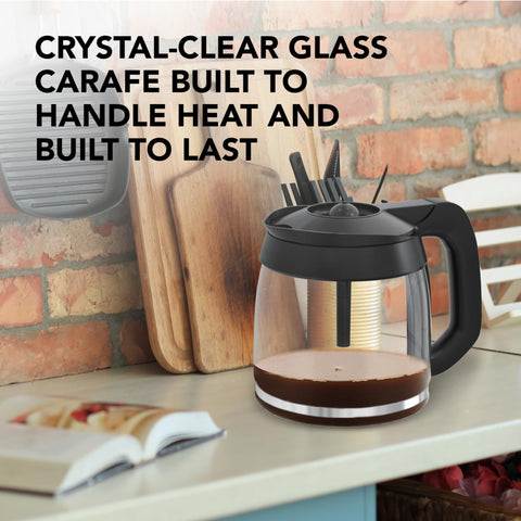 COSPARX capacidad 12 tazas, perfecta para reuniones.