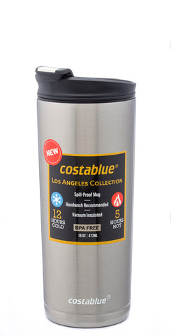 Costablue Taza de Viaje 16oz mantiene calor ideal para café en ruta