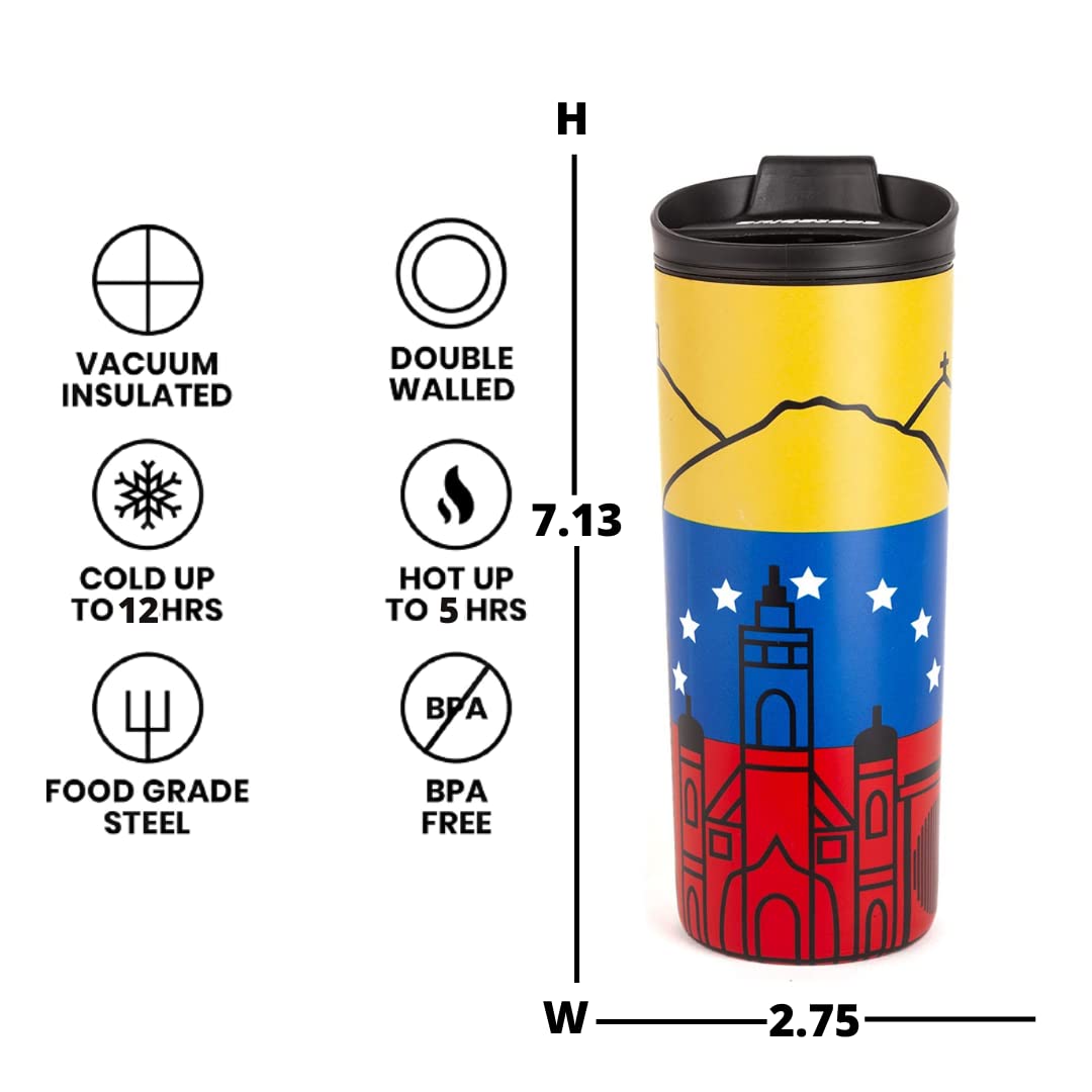 Costablue Venezuela, bandera e iconos de Caracas, diseño evocador de Venezuela
