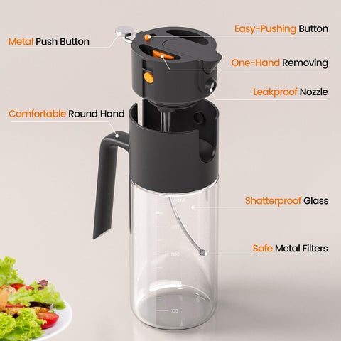 Costop apto para aceites y salsas en diferentes recetas.