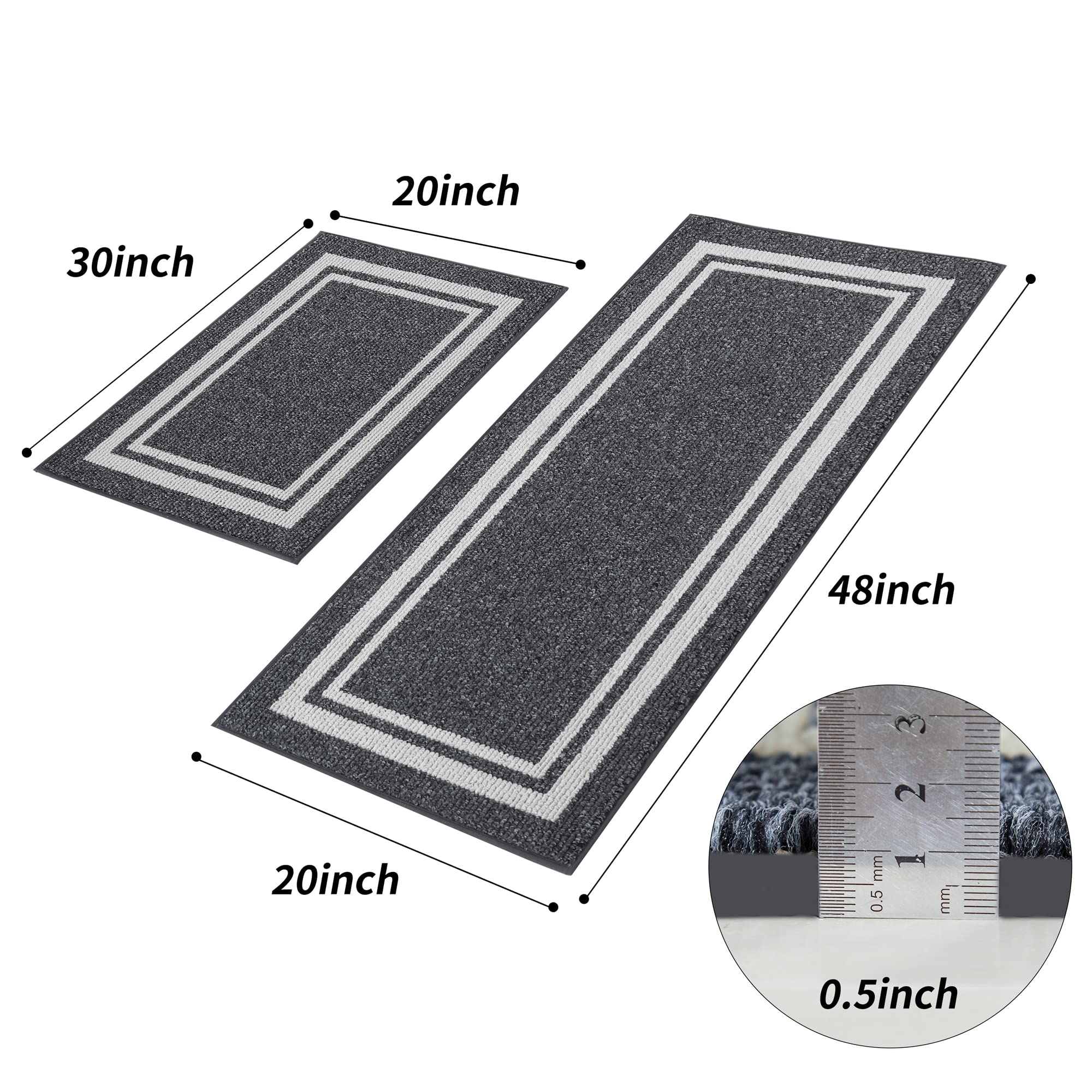 COSY HOMEER alfombra cocina antideslizante 20x48 ideal para cocinas de alto tránsito.