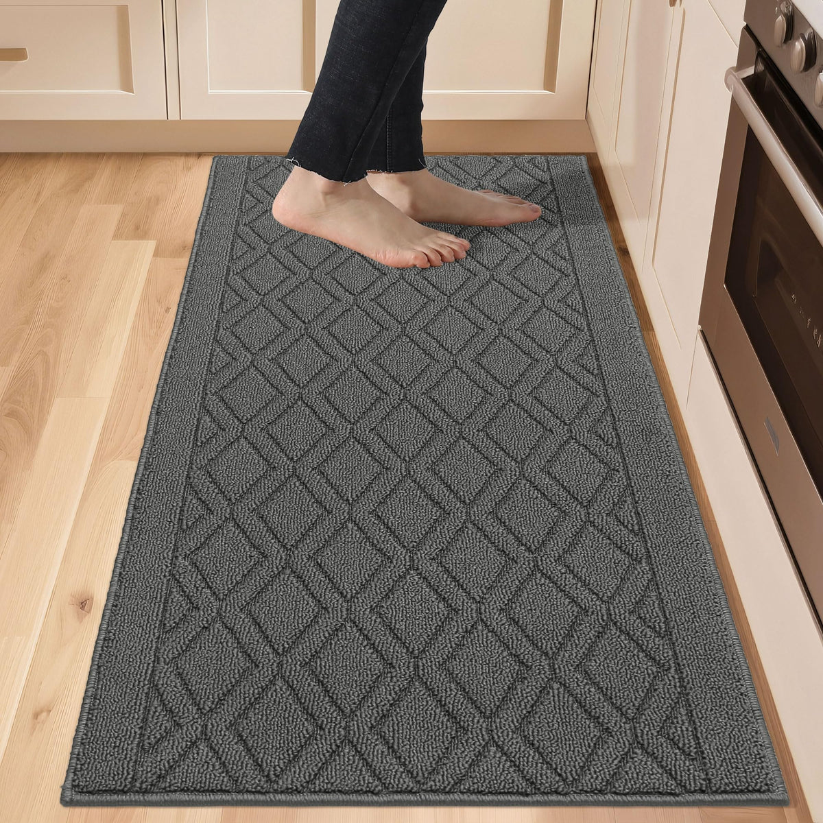 COSY HOMEER alfombra cocina antideslizante para derrames con absorción superior.