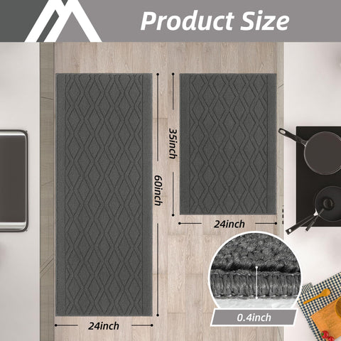 COSY HOMEER alfombra cocina antideslizante con respaldo látex para seguridad.