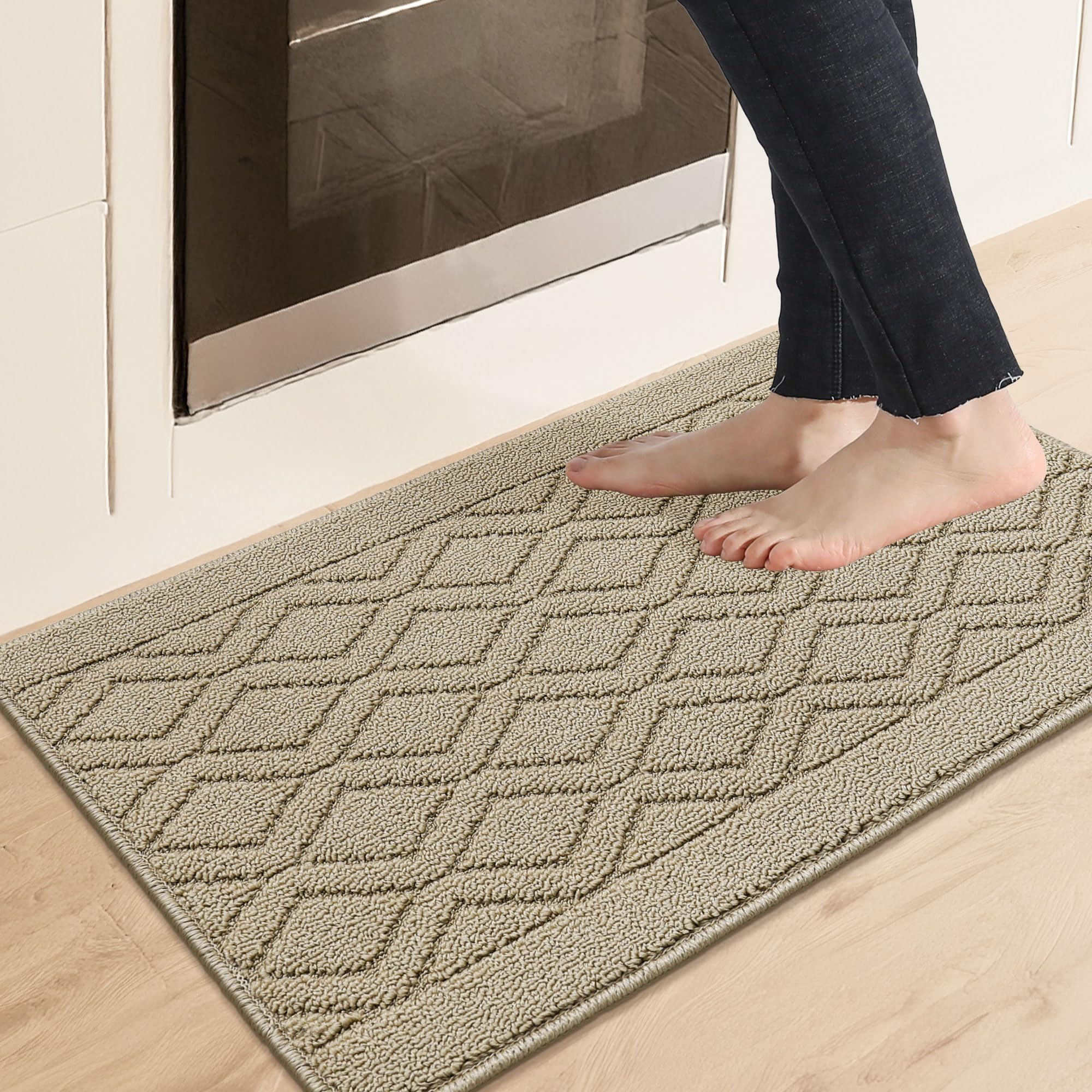 COSY HOMEER alfombrilla de cocina 20x30 antideslizante para mayor seguridad.