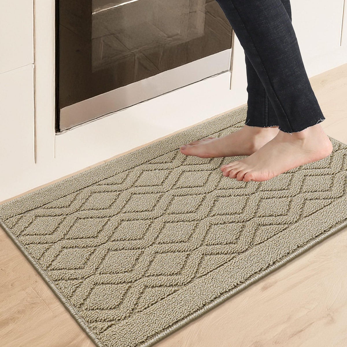 COSY HOMEER alfombrilla de cocina 20x30 antideslizante para mayor seguridad.