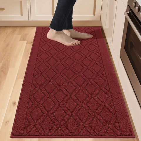 Cosy Homeer alfombra de cocina antideslizante 24x60 para evitar resbalones y proteger el suelo.