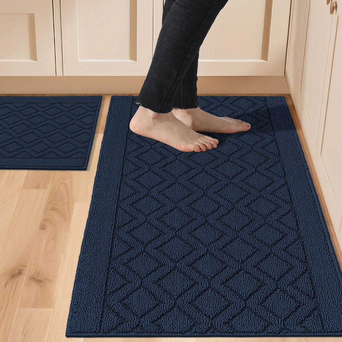 COSY HOMEER alfombra de cocina absorbente para derrames y limpieza rápida.