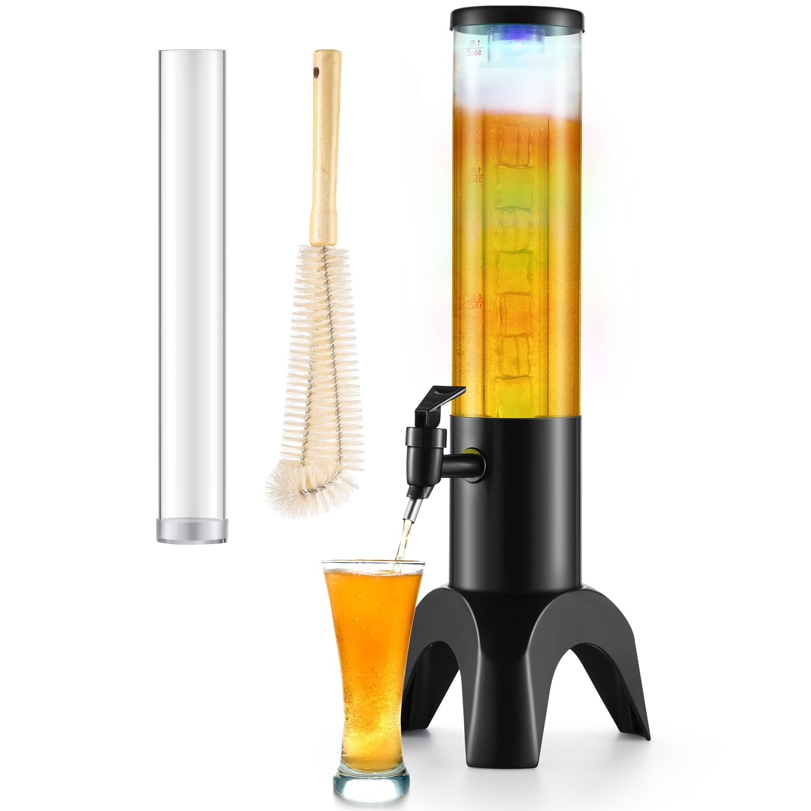 COSYOO torre con luz LED para ambientar fiestas en la mesa