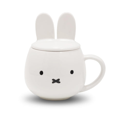 Taza cerámica COTONOHA con tapa conejo mantiene caliente la bebida