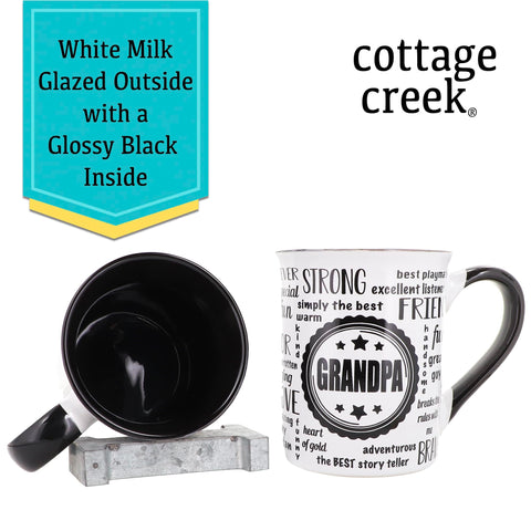 Taza Cottage Creek para uso diario, ideal en cocina y oficina.