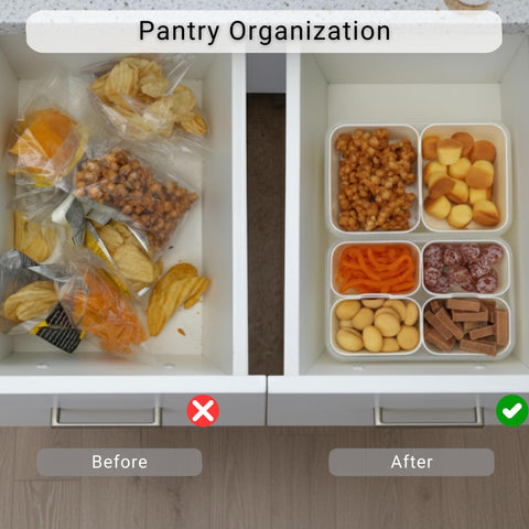 CottageHome organización en movimiento: snack, fruta y merienda a mano.
