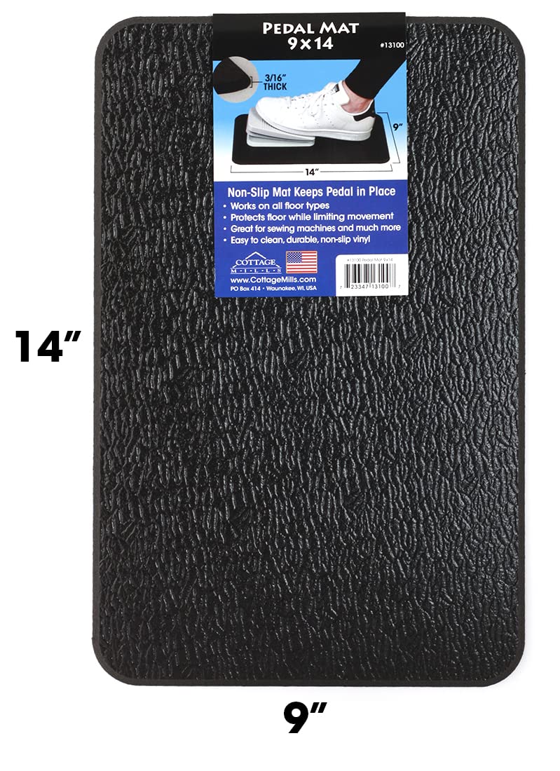 Base para pedal Cottage Mills 9x14, ideal para costuras suaves.