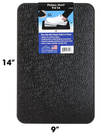Base para pedal Cottage Mills 9x14, ideal para costuras suaves.
