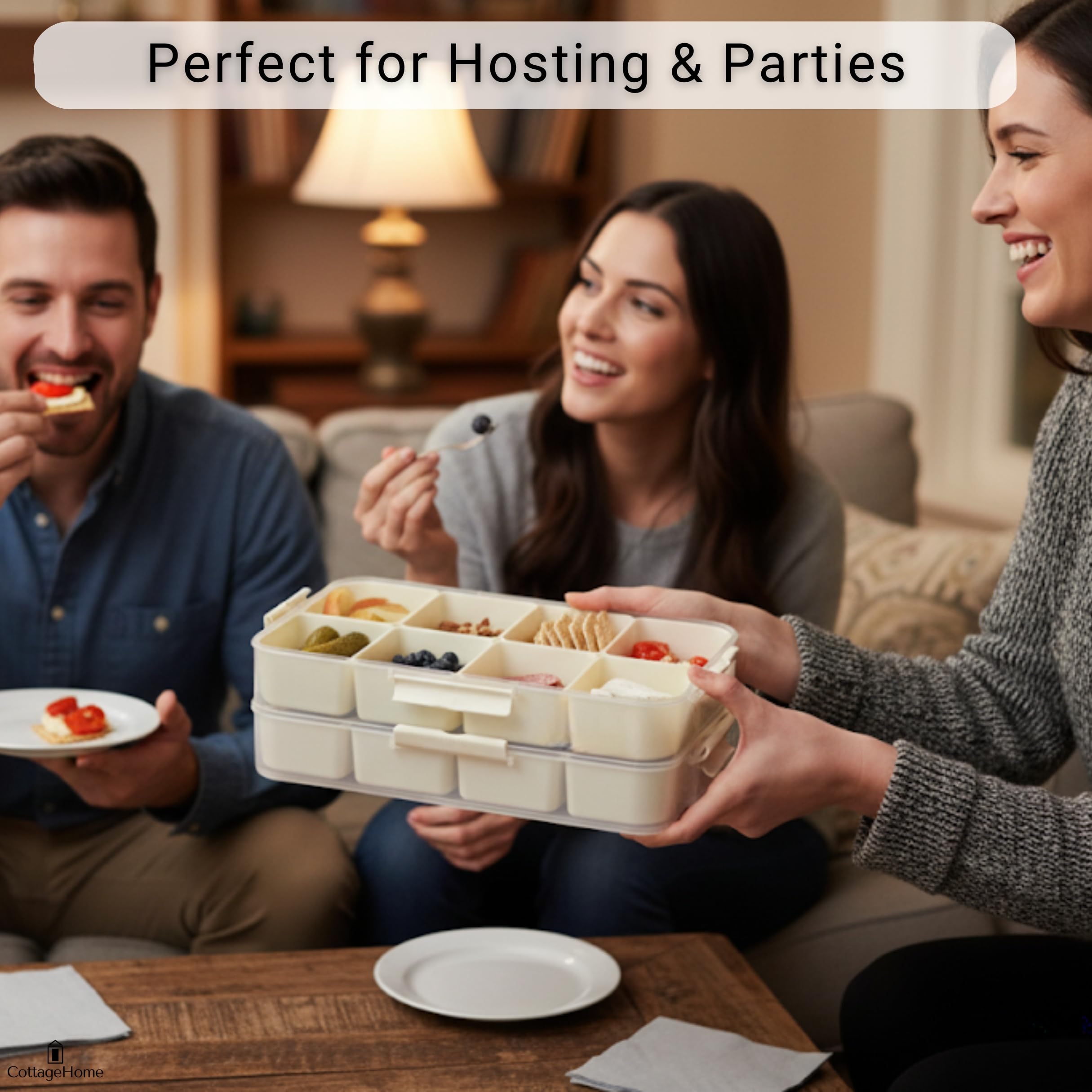 CottageHome Snackle Box para frutos secos y snacks.