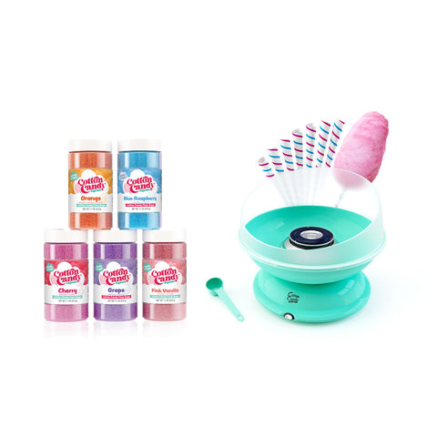 Cotton Candy Express BB1000-S, máquina de algodón de azúcar, fácil de usar en casa.