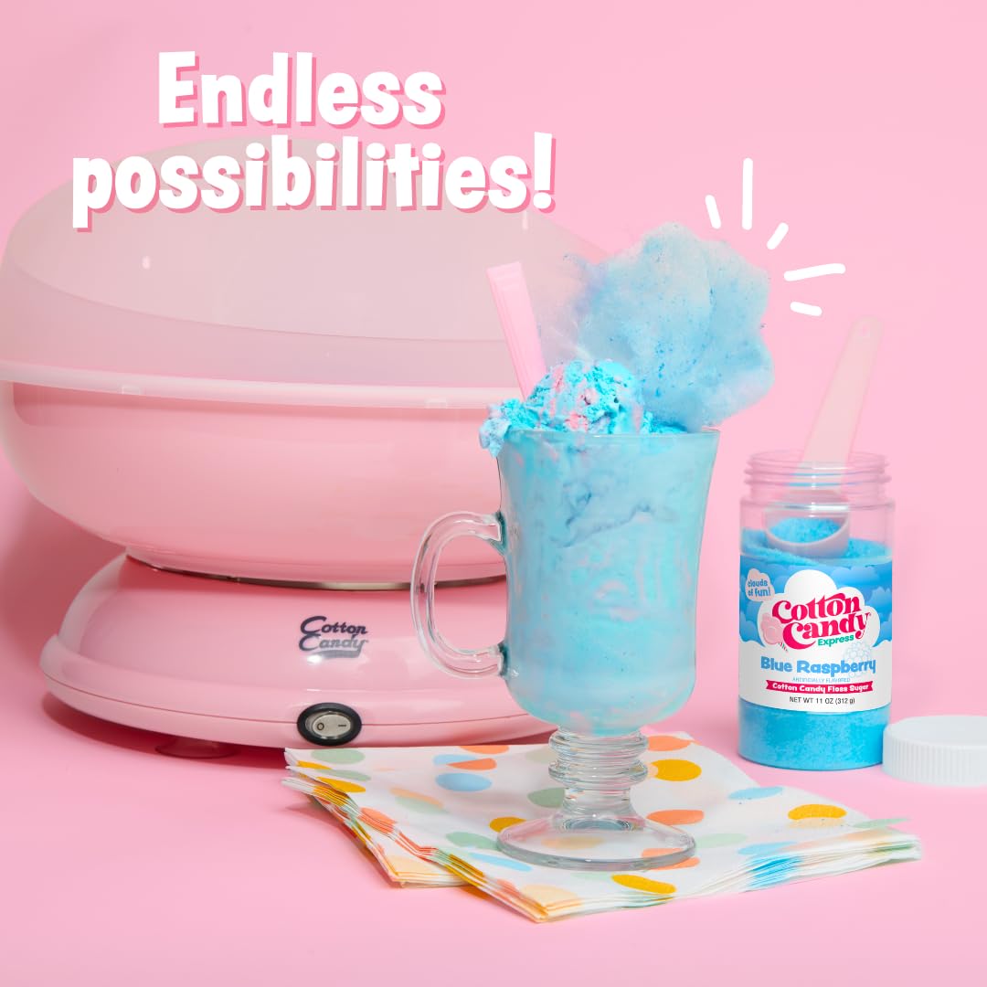 Cotton Candy Express: colores variables para eventos y decoraciones deliciosas.