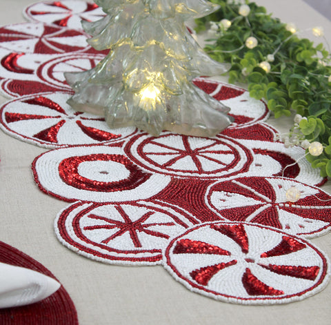Acento estacional para la mesa, COTTON CRAFT crea ambiente navideño.
