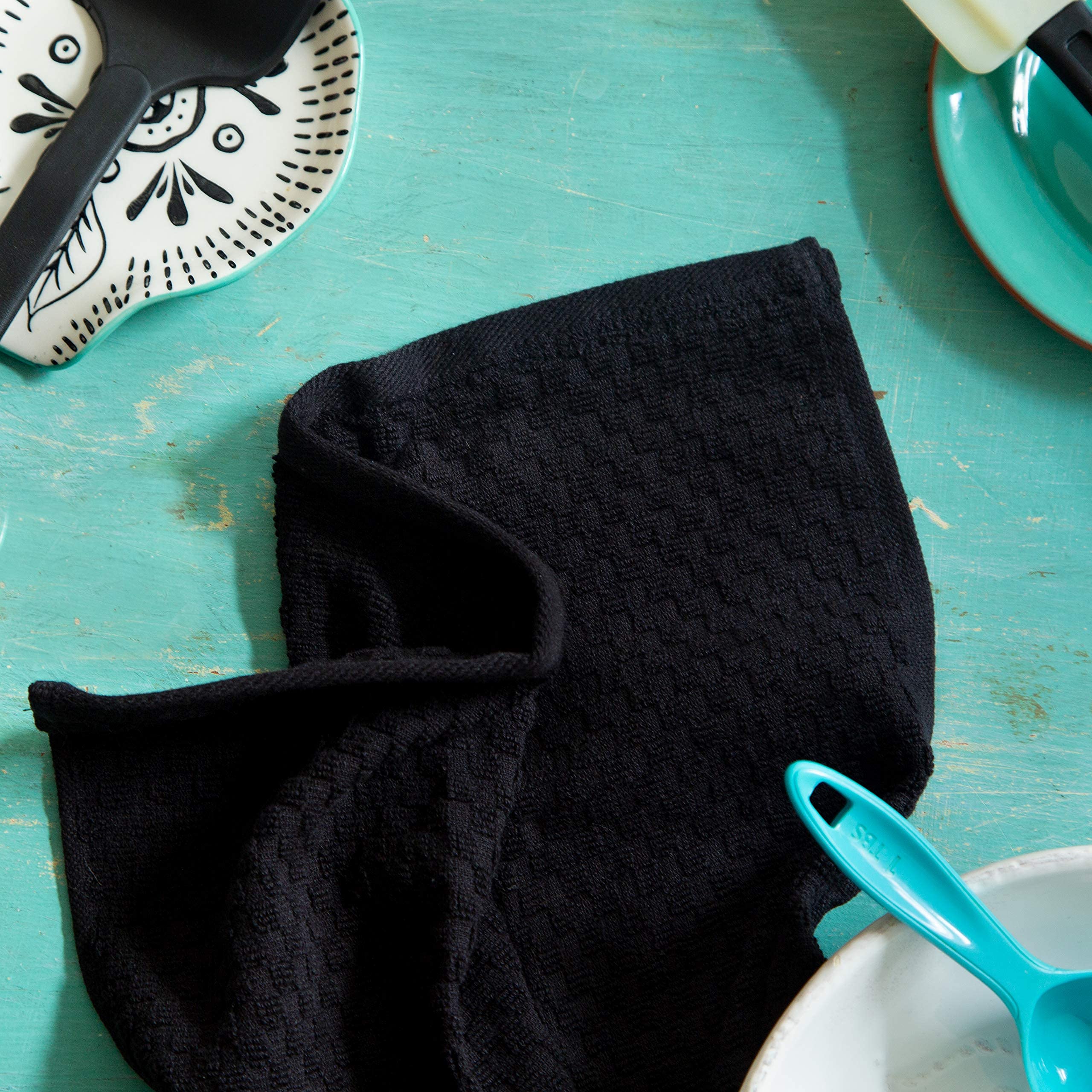 Toallas Cotton Craft Euro Café, lavado fácil y bajo pelusa para uso repetido