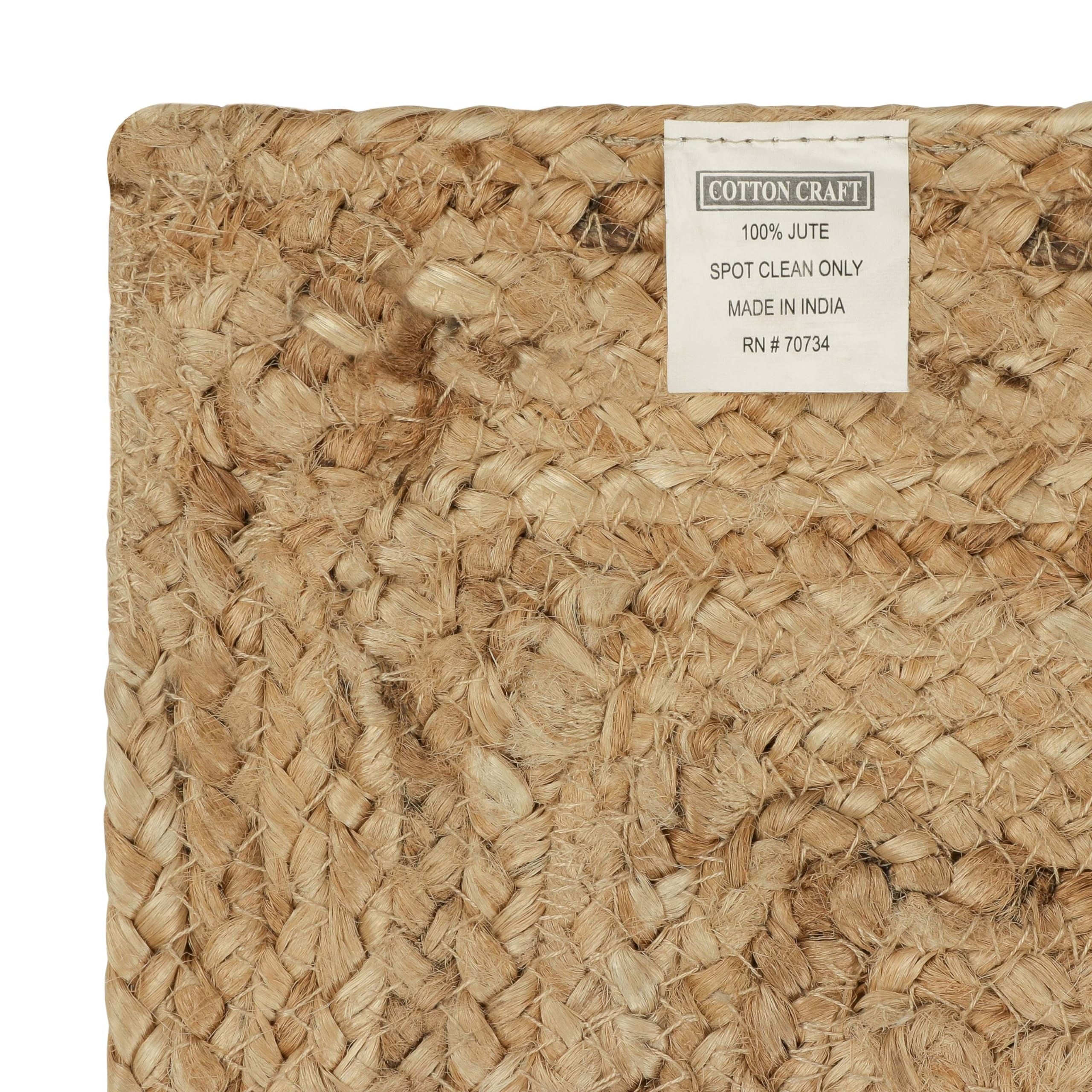 Mantel de Yute natural de Cotton Craft para cenas rústicas.